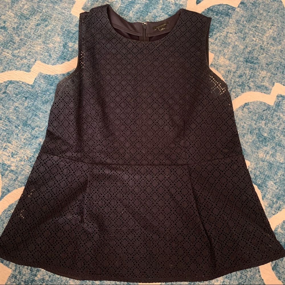 Medium Ann Taylor blue blouse